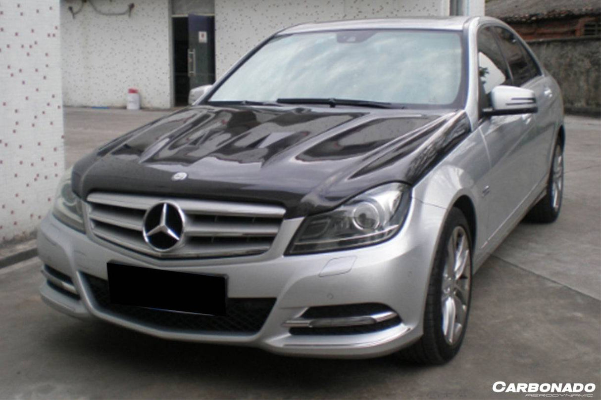 2012-2014 Mercedes Benz W204 C Class BK Style hood