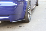 2008-2012 BMW M3 E90  E92  E93 ET Style Carbon Fiber Rear Bumper Splitter Caps