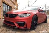 2014-2020 BMW M4 F82 F80 M3 D3 Style Carbon Fiber Front Lip