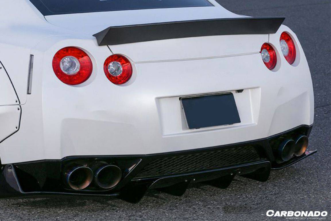 2008-2024 Nissan GTR R35 CBA  DBA  EBA DE-2 Style Trunk Spoiler