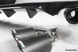 2015-2020 Lexus GS GSF AM Style Carbon Fiber Rear Lip With exhaust tips