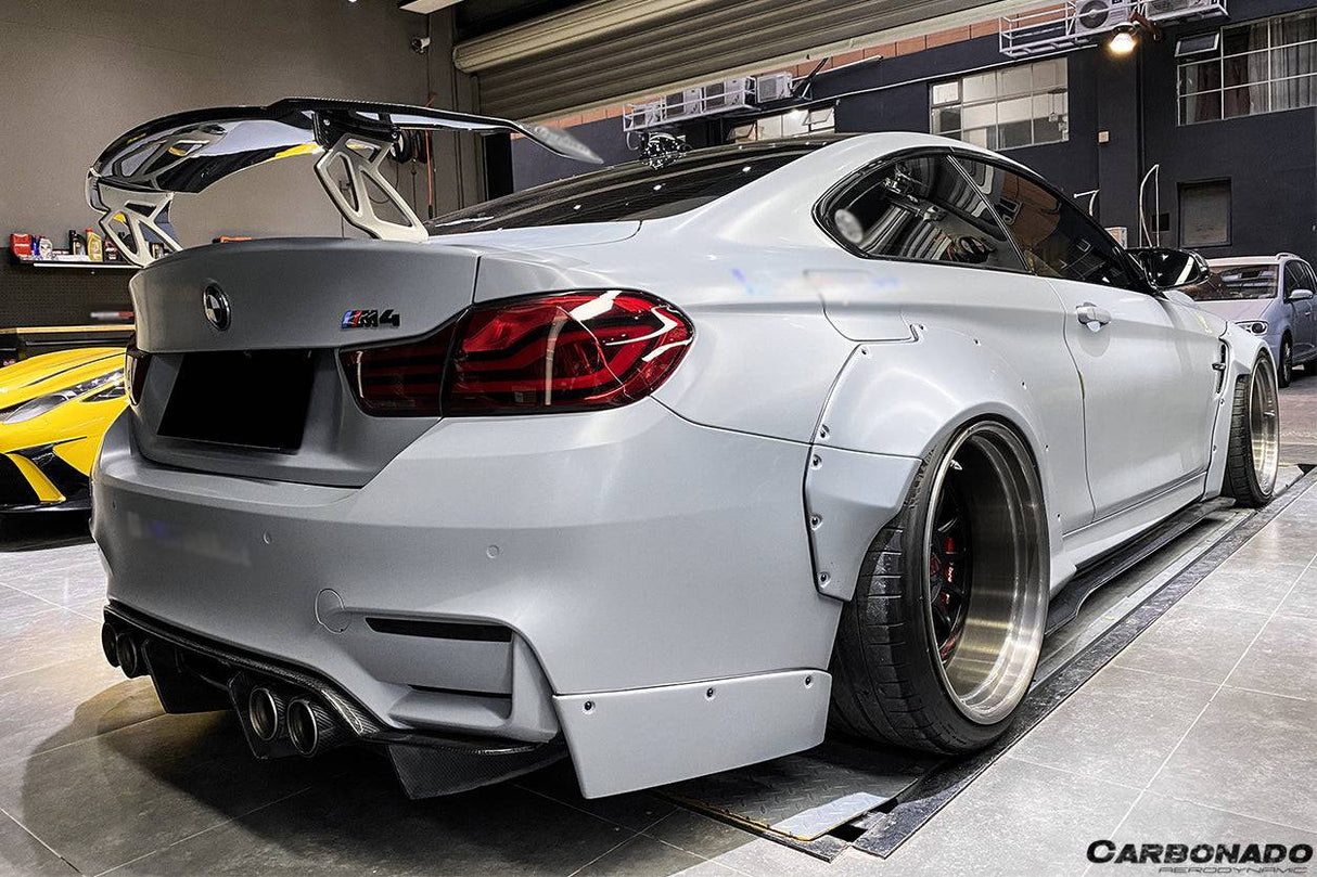 2014-2020 BMW M3 F80 M4 F82 VRS Style Carbon Fiber Trunk Spoiler