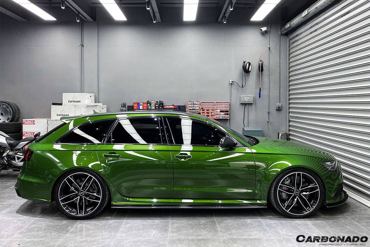 2013-2018 Audi RS6 Avant MN Style Carbon Fiber Side Skirts