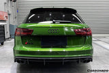2013-2018 Audi RS6 Avant MN Style Carbon Fiber Rear Cap Splliter
