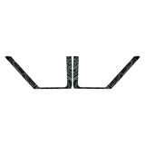 Topo Front Door Net Trim Overlay Kit (Printed Series) - 2021+ Bronco