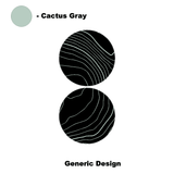 Topo Cup Holder Inserts (Printed Series + Acrylic) - 2021+ Bronco