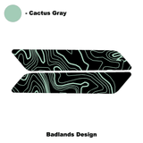 Topo Interior Rear Door Grab Handle Overlay Kit (Printed Series) - 2021+ Bronco 4 Door