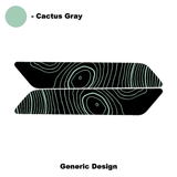 Topo Interior Rear Door Grab Handle Overlay Kit (Printed Series) - 2021+ Bronco 4 Door