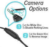 Master Tailgaters 10.5" Rear View Mirror with 4.3" LCD Screen + Wireless Transmitter & 170° LED Backup Camera | Universal Rearview | Auto Adjusting Brightness LCD | Anti Glare | Full Replacement