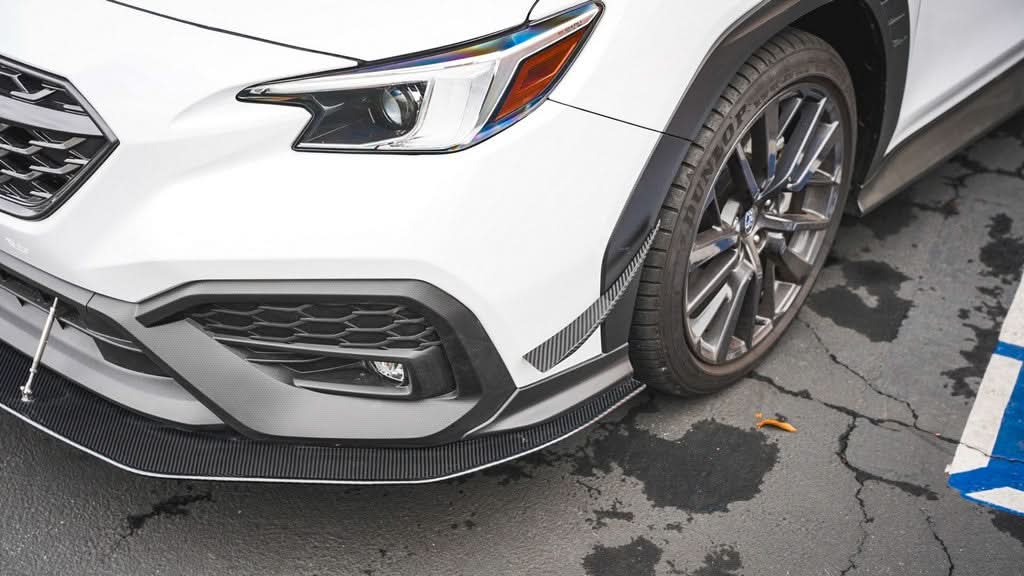 Subaru WRX Carbon Fiber Front Bumper Canards 2022-Up