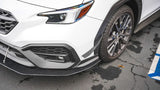 Subaru WRX Carbon Fiber Front Bumper Canards 2022-Up