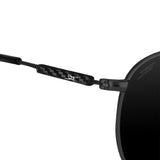 ●CAPTAIN● Carbon Fiber Sunglasses (Polarized Lens | Carbon Fiber Temples | Black)