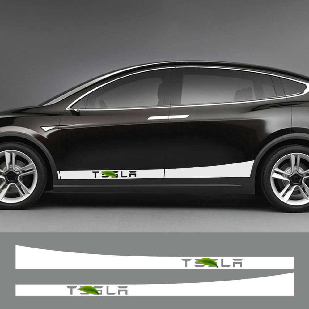 Side Skirt Stripe Decals (2-Pack) | 3 Styles | Multiple Colors | Scratch Protection