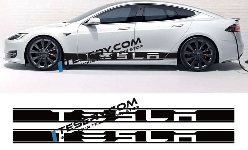 Side Skirt Stripe Decals (2-Pack) | 3 Styles | Multiple Colors | Scratch Protection