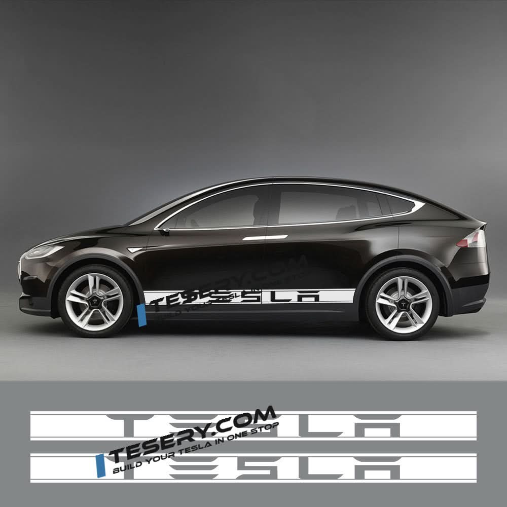 Side Skirt Stripe Decals (2-Pack) | 3 Styles | Multiple Colors | Scratch Protection