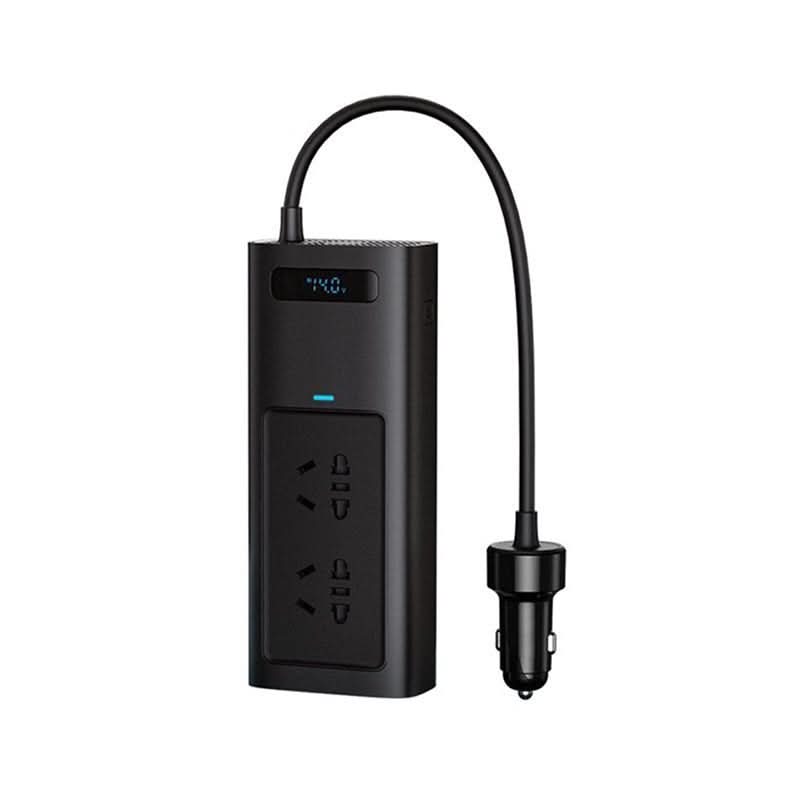 150W Car Power Inverter for Model 3/Y | EU Outlets | LCD Display | Smart Cooling