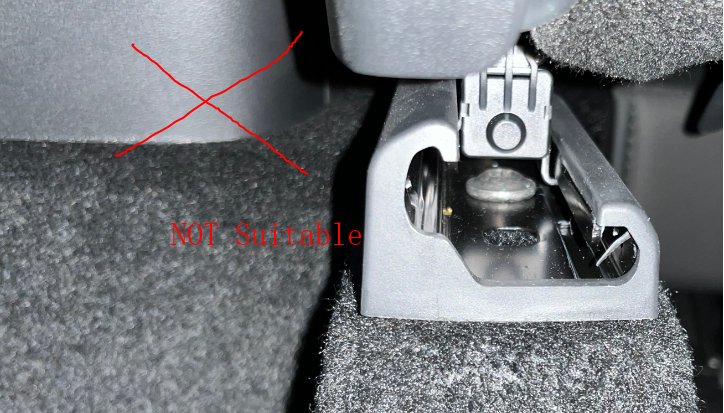 Seat Slide Rail Safety Plugs for Model 3/Y | 4-Pack