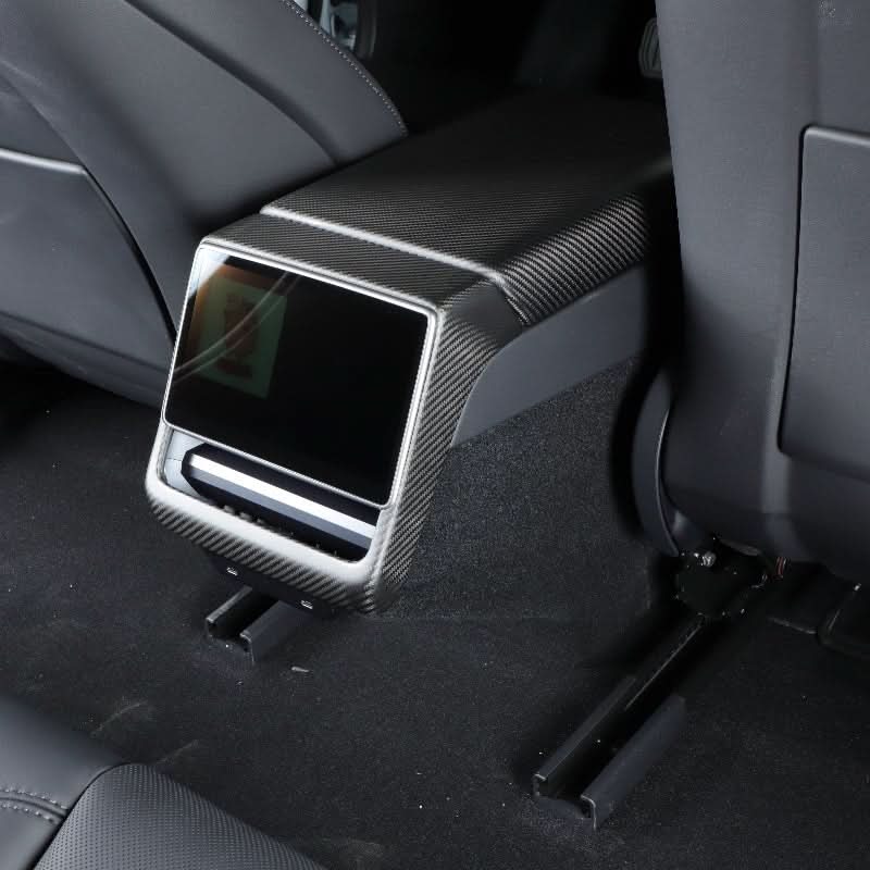 Carbon Fiber Backseat Vent Cap Cover For Model 3 Highland & New Model Y