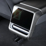 Carbon Fiber Backseat Vent Cap Cover For Model 3 Highland & New Model Y