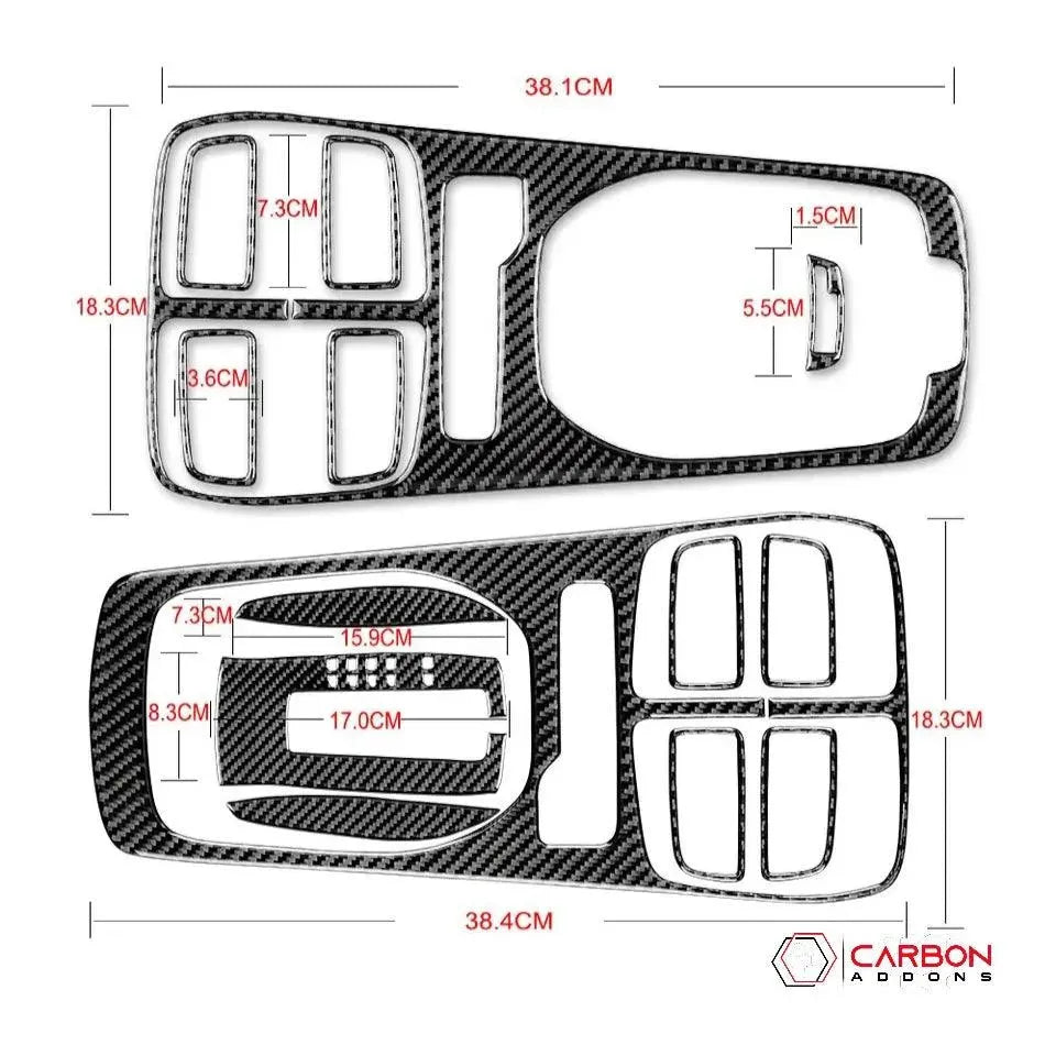 Carbon Fiber Center Console Overlay for  Chevrolet Camaro 2010-2015