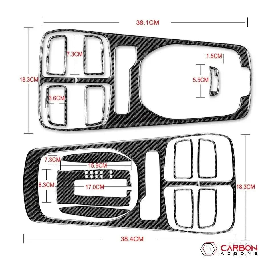 Carbon Fiber Center Console Overlay for  Chevrolet Camaro 2010-2015