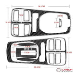 Carbon Fiber Center Console Overlay for  Chevrolet Camaro 2010-2015