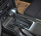 Carbon Fiber Center Console Trim Interior Overlay For Mustang 2010-2014