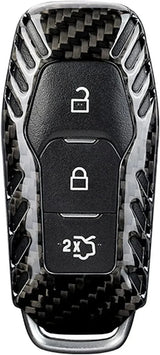Carbon Fiber Key Fob Cover for 2015-2017 Mustang