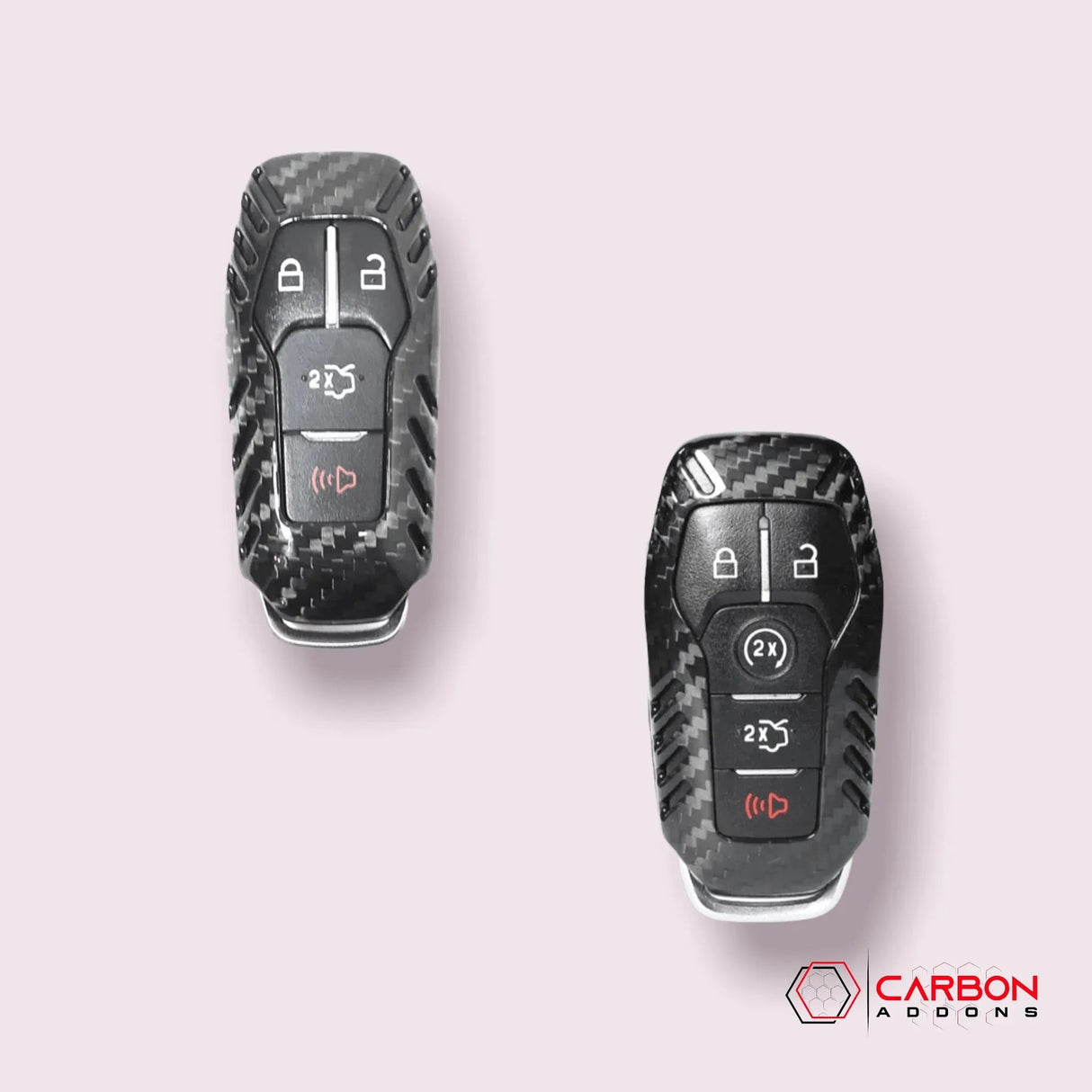 Carbon Fiber Key Fob Cover for 2015-2017 Mustang