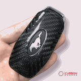 Carbon Fiber Key Fob Cover for 2015-2017 Mustang