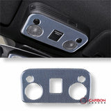 Carbon Fiber Overhead Dome Light Trim Overlay for Mustang 2015-2023