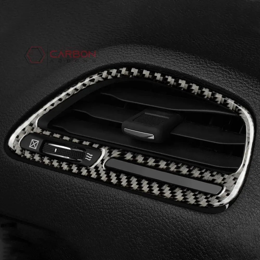 Carbon Fiber Passenger Air Vent Overlay for Dodge Challenger 2015-2023