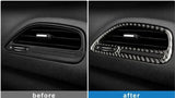 Carbon Fiber Passenger Air Vent Overlay for Dodge Challenger 2015-2023