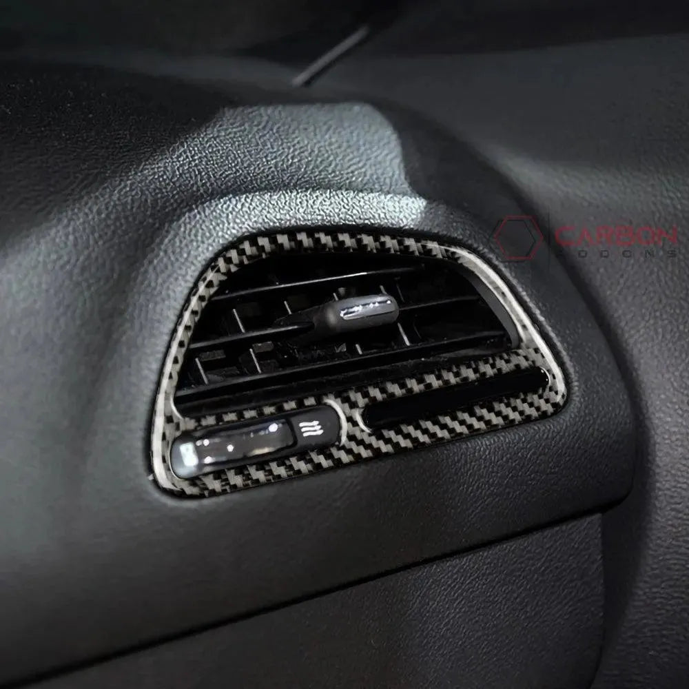 Carbon Fiber Passenger Air Vent Overlay for Dodge Challenger 2015-2023