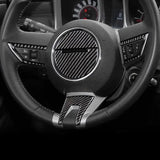 Carbon Fiber Steering Wheel Overlay for Chevrolet Camaro 2010-2011