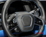C8 Corvette Real Carbon Fiber Paddle Shifter Extensions | Steering Wheel Upgrade (2020–2026)