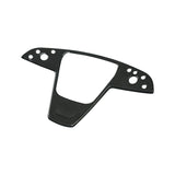 Carbon Fiber Yoke Steering Wheel Trim Panel Cover for Model S/X 2021+