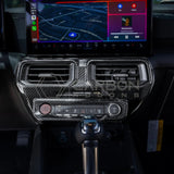 2024+ S650 Mustang Hard Carbon Fiber Dashboard Center AC Vent Trim Cover