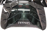 2015-2019 Ferrari 488 Spider MSY Style Carbon Fiber Engine Hood
