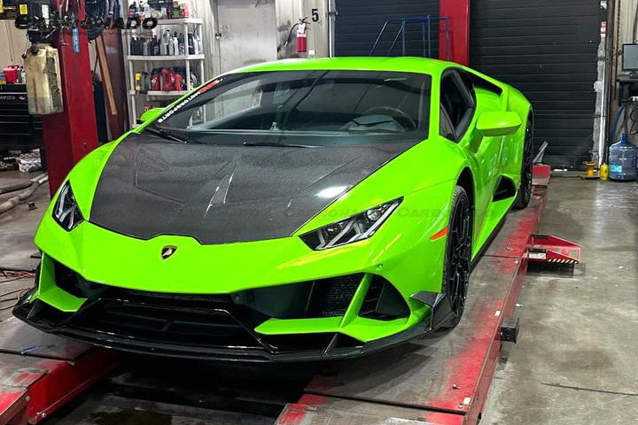 2015-2025 Lamborghini Huracan LP610  LP580  Evo  Tecnica CADO Style Carbon Fiber Hood