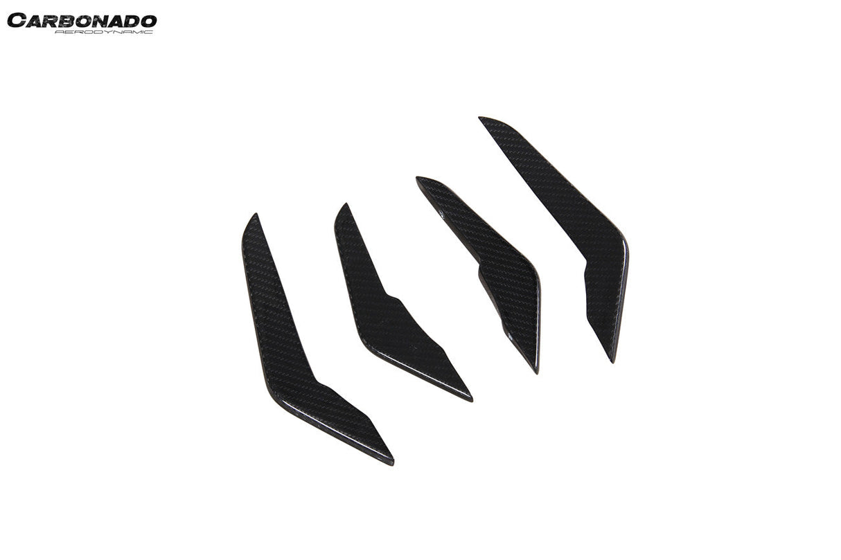 2021-2024 Audi RS3 8Y.0 Sedan And Sportback AD Style Dry Carbon Fiber Front Canards