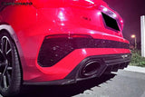 2021-2024 Audi RS3 8Y.0 Sportback AD Style Dry Carbon Fiber Rear Diffuser lip