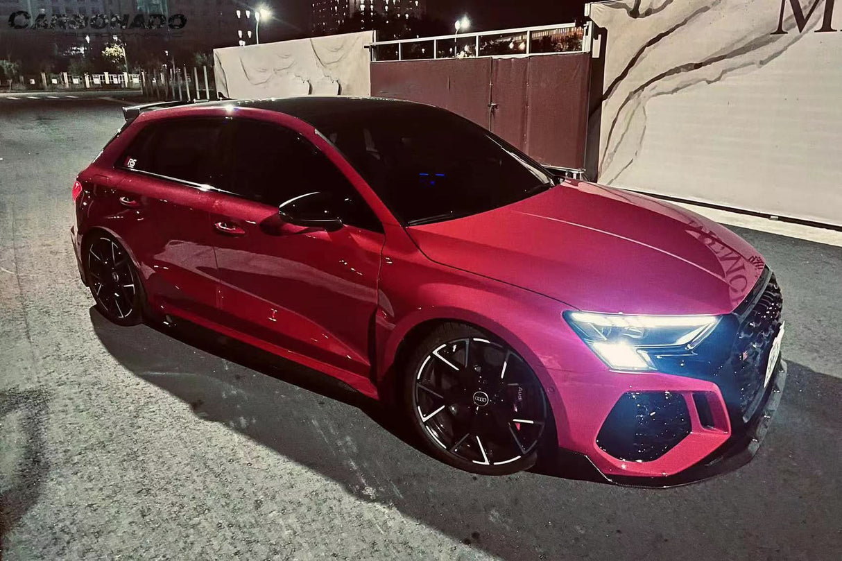 2021-2024 Audi RS3 8Y.0 Sedan And Sportback AD Style Dry Carbon Fiber Front Lip