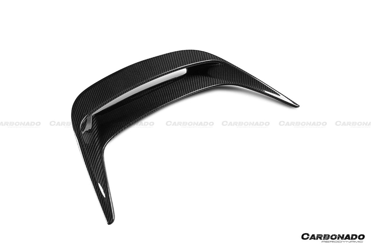 2019-2024 Ferrari F8 NVT Style Dry Carbon Fiber Hood Vents