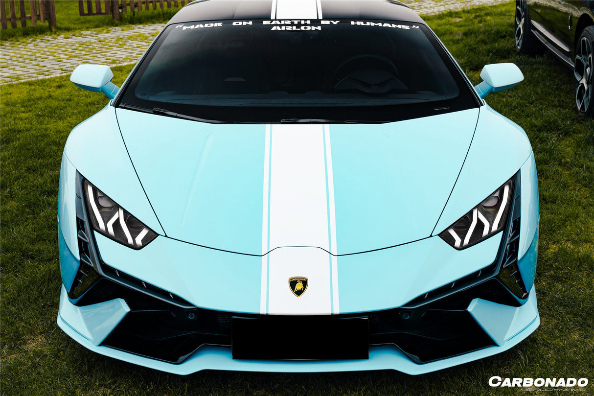 2015-2025 Lamborghini Huracan Polypropylene Front Bumper Carbonado (Tecnica ) Fits: LP610, LP580, Evo,