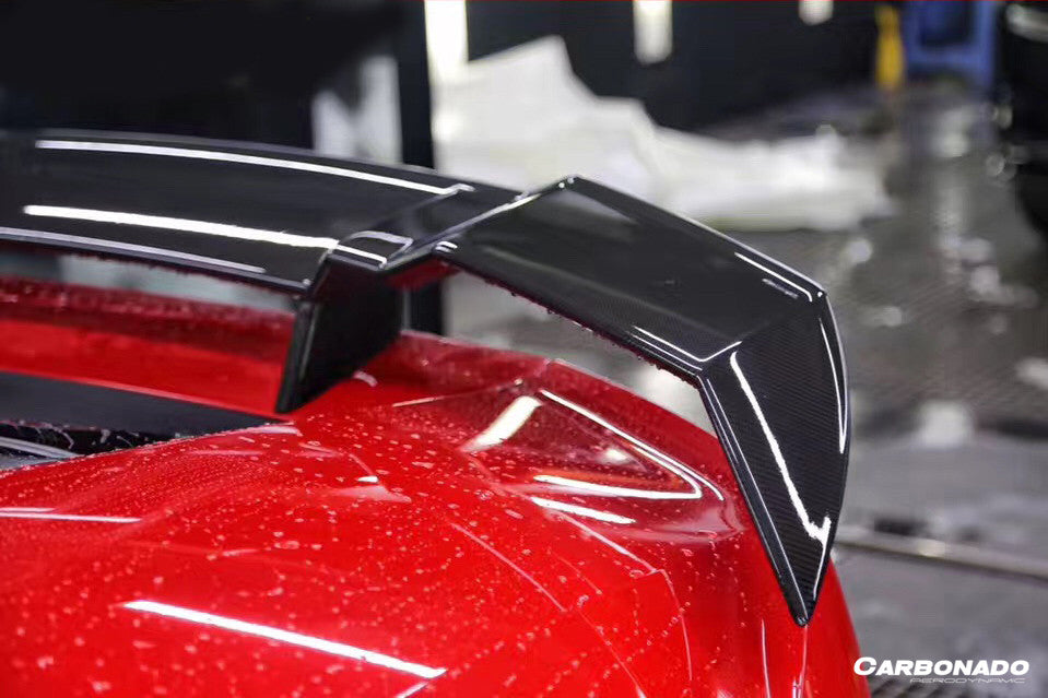 2015-2025 Lamborghini Huracan LP610   LP580   Evo   Tecnica MSY Style Carbon Fiber Trunk Spoiler Wing