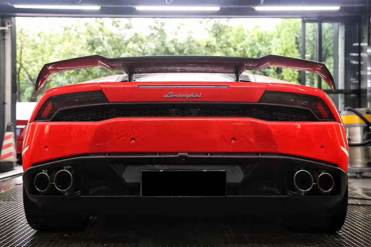 2015-2025 Lamborghini Huracan LP610   LP580   Evo   Tecnica MSY Style Carbon Fiber Trunk Spoiler Wing
