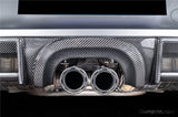 2017-2025 Porsche 718 Cayman Boxster GT4 Style Dry Carbon Fiber Middle Exhaust Rear Diffuser Lip