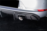 2017-2025 Porsche 718 Cayman Boxster GT4RS Style Autoclave Carbon Fiber Rear Diffuser Lip With Winglets And Exhaust Tips