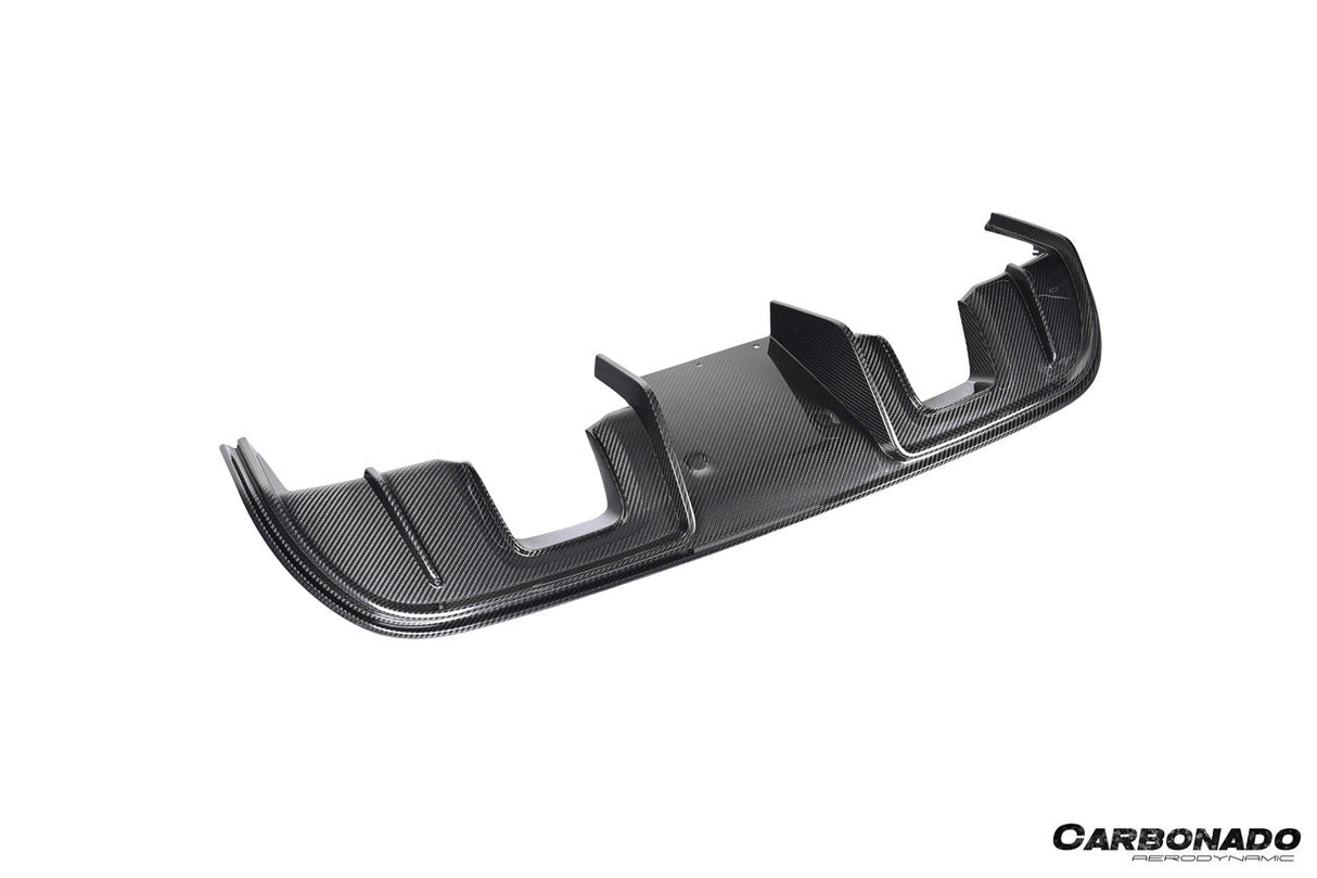 2017-2025 Porsche 718 Cayman Boxster GT4 Style Dry Carbon Fiber Rear Diffuser Lip
